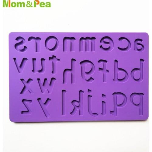 KCL524 a-z Alphabet Silicone Mold Gum Paste Chocolate Ornamental Fondant Mould Cake Decoration Tools