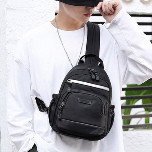 Fashion Multifunctional Mens Messenger Bag 2021 New Oxford Waterproof Crossbody Bags Detachable Double Shoulder Strap Backpack