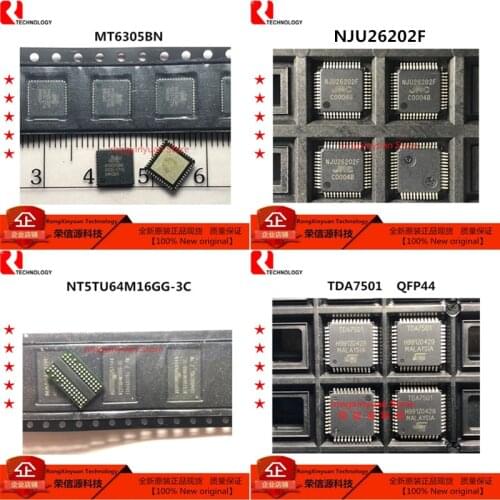 MT6305BN MT6305 QFN48 NJU26202F NJU26202 TQFP48 NT5TU64M16GG-3C NT5TU64M16GG FBGA84 TDA7501 TDA7501TR TQFP-44 100% New original