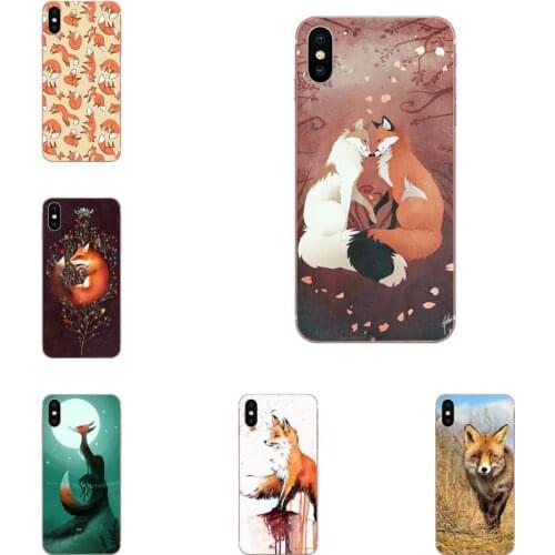 Soft TPU Cover For HTC U11 Life Capa U11 Plus U 11 U12 Life Watercolor Foxes Red Fox Animal