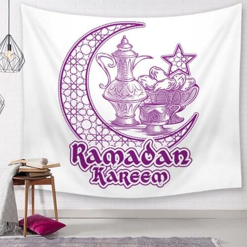 Ramadan series digital printing tapestry wall blanket beach towel tablecloth background cloth Nordic wall hanging tapestry