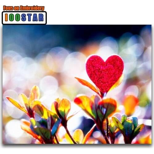 Full Square Diamond painting Heart grass DIY 3d Diamond mosaic love Full Round Diamond embroidery Cross stitch flowers