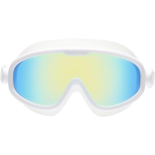 SEACMYDODO Professional Anti-Fog UV Big Frame Protection Goggles Men Women Waterproof Whole Shaped Lens One-Piece Swim Glasses
