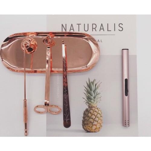 Luxury Candle Accessory Set Extinguisher Tool, Candle Clipper, extinguishing Candle cover, Candle hook tool set