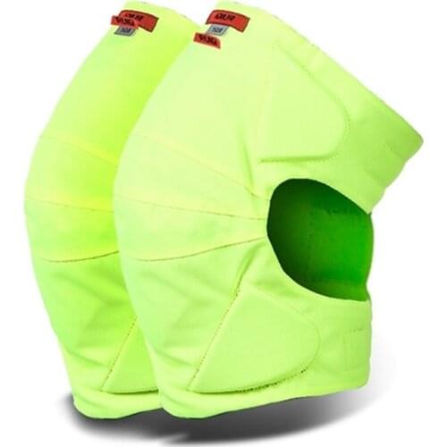 RUIGI Motorcycle Knee Guard Removeable Washable Kneelet Knee Pads CE fluorescent Green Reflective labels knee Protection