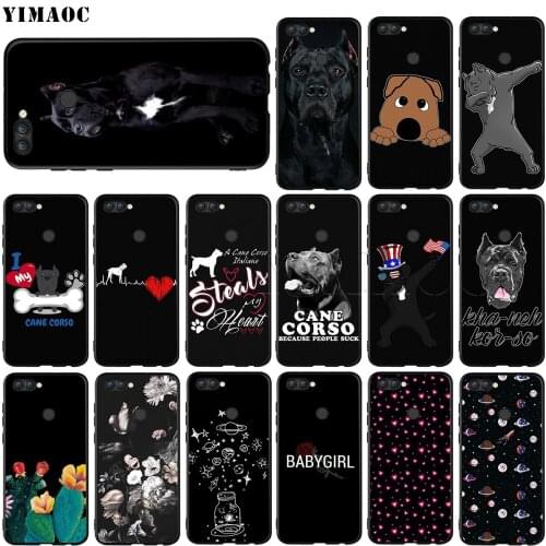 YIMAOC Cane Corso Silicone Case for Huawei Honor 6a 7a 7c 7x 8 9 10 Lite Pro Y6 Prime 2018 2017