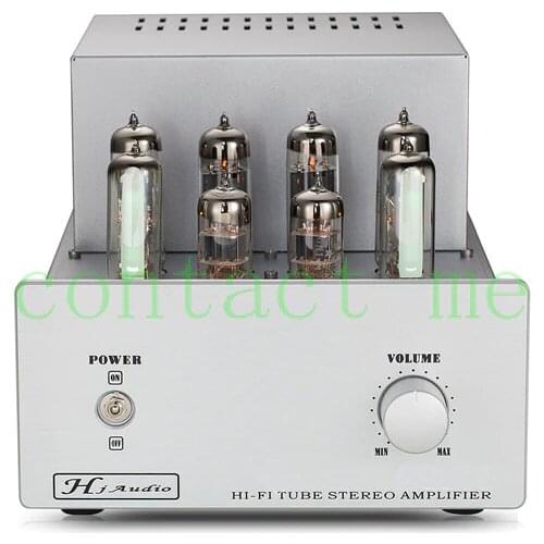 ST-6P14/EL84 PP stereo push-pull combined tube amplifier DIY kit, output power: 13W×2, frequency response: 28HZ-20KHZ