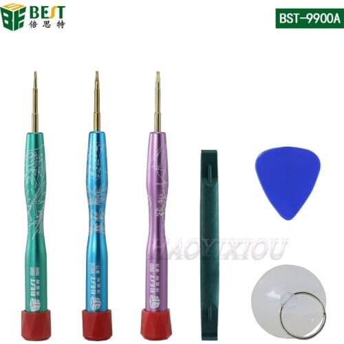 BST-9900A Quality Phillips Pentalobe Screwdriver Opening Repair Tools Kit for iphone ipad Samsung free shipping