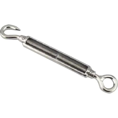 Heavy Duty Stainless Steel Turnbuckle Tensioner Rope Tension Hook Hook Eye