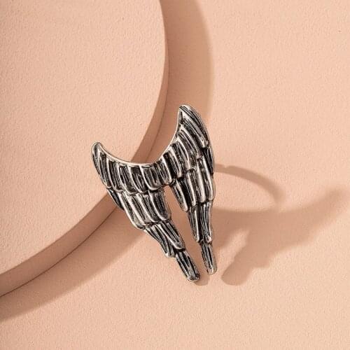 2020 Ins Vintage Angel Wings Coin Finger Midi Rings Minimalism Ring Korean Fashion Party Jewelry