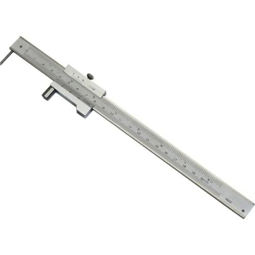 0-200mm Marking Vernier Caliper with Carbide Scriber Parallel Marking Gauging Ruler Parallel Crossed Caliper Vernier Micrometer