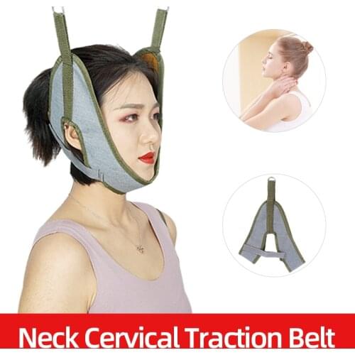 1Pcs Medical Cervical Traction Device Vertebrae Recovery Health Care Neck Stretch Fixing Straps for Adult Children