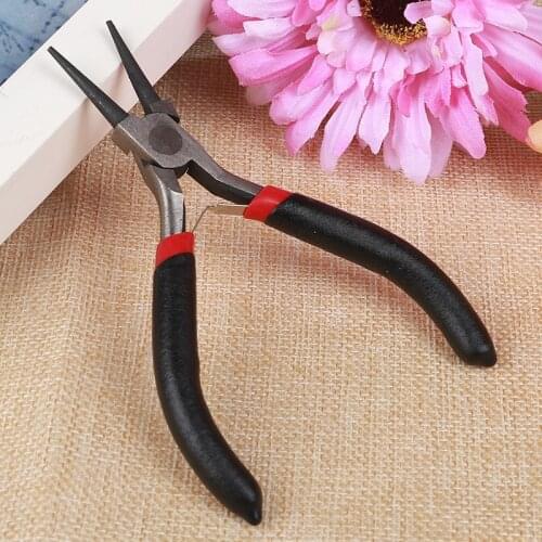 1pc Jewelry Pliers Carbon Steel Round Nose Plier for Jewelry Making Wire Looping Wrapping Beading DIY Jewelry Making Hand Tool