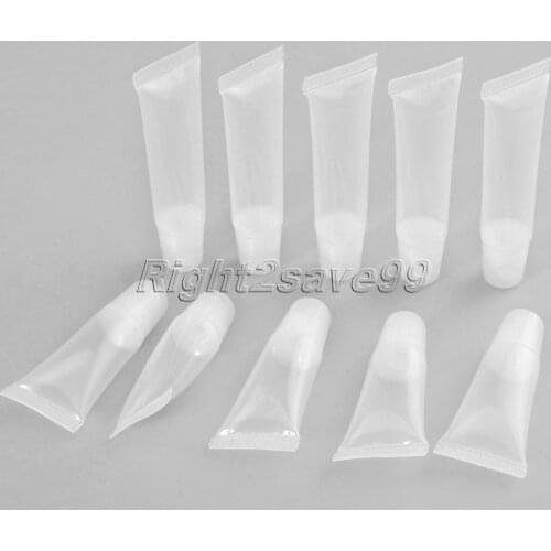 10pcs 8ml 15ml Makeup Tubes Lip Gloss Clear Empty Cosmetic Containers Lip Tube Bottle Empty Container Makeup Women Beauty