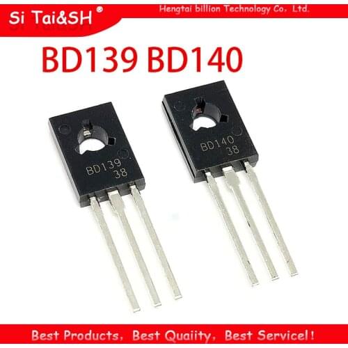 20PCS BD139 BD140 ( 10PCS BD139 + 10PCS BD140 ) TO126 TO-126 new voltage regulator IC