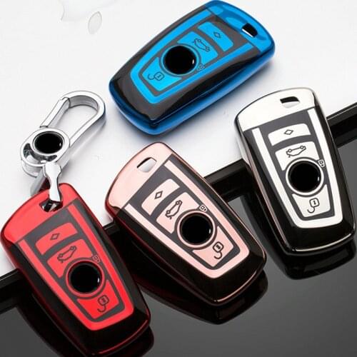 Car-Styling Auto Colorful Key Cover Shell Case For Bmw New 1 3 4 5 6 7 Series F10 F20 F30 E60 E90 E46 G30 Accessories