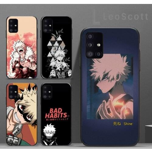 Katsuki Bakugo Boku my Hero Academia Phone Case For Samsung S6 S7 edge S8 S9 S10 e plus A10 A50 A70 note8 J7 2017