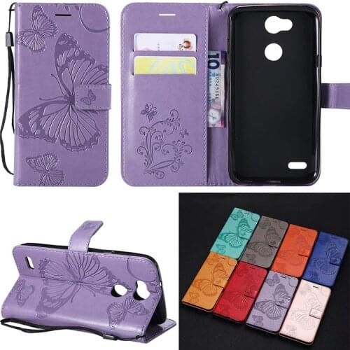 Xpower 3 Case on for LG X Power 3 X510W LM-X510W Case 5.5" Flip Leather 3D Butterfly Phone Case for LG Xpower 3 Cover Case Coque