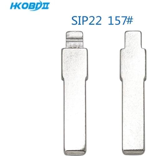HKOBDII #157 SIP22 Car Remote Key Blade Remotes Flip Blade for-Fiat Alfa