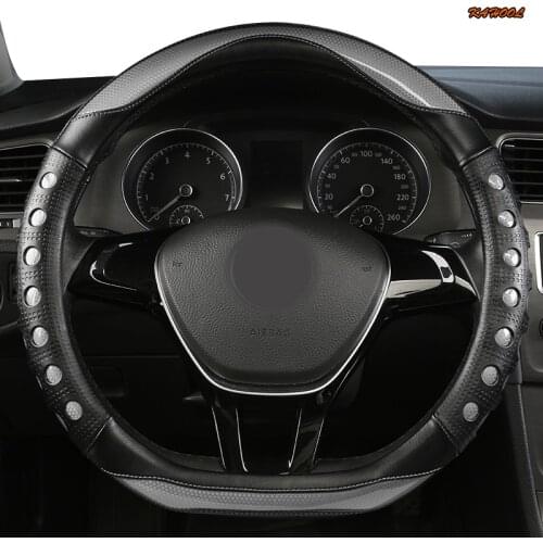 KAHOOL Microfiber Leather Car Steering Wheel Cover For Chevrolet Cruze Captiva Lacetti Aveo Niva Spark Sonic Trax Camaro
