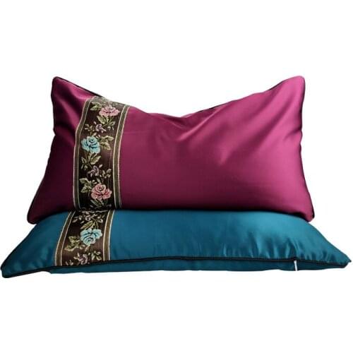 Chinese herbal medicine wormwood silk Chinese style stick cloth embroidered pillow cervical spine wormwood pillow fluffy pillow