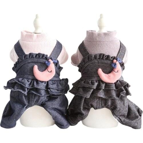 Yorkie Pomeranian Pet Overalls Winter Suit Small Dog Jumpsuit Costumes Cat Apparel Poodle Bichon Shih Tzu Dog Clothes Dropship