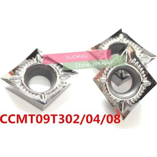 10PCS Aluminum carbide insert CCGT09T302/CCGT09T304/CCGT09T308 CNC lathe tool,suit for Aluminum processing,insert SCLCR/SCFCR