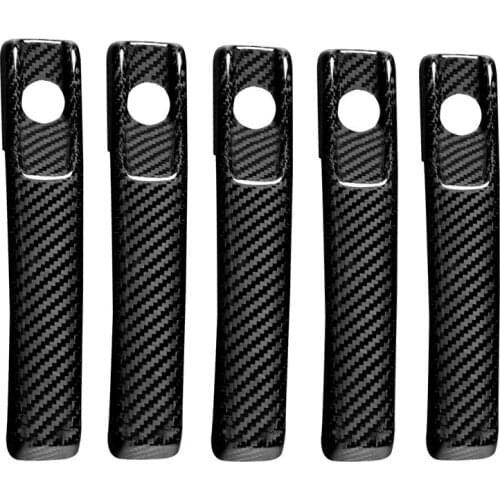 Dry Carbon fiber Car Door handle cover For Benz W464 G500 G63 5pcs