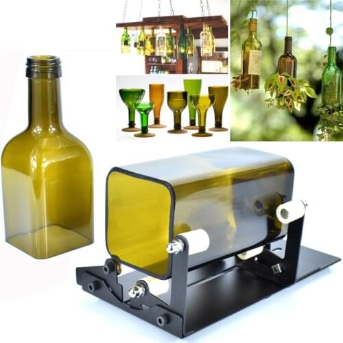 New Glass Bottle Cutter Thickness 3-10mm Aluminum Alloy Better Cutting Control Create Glass Sculptures Catchers