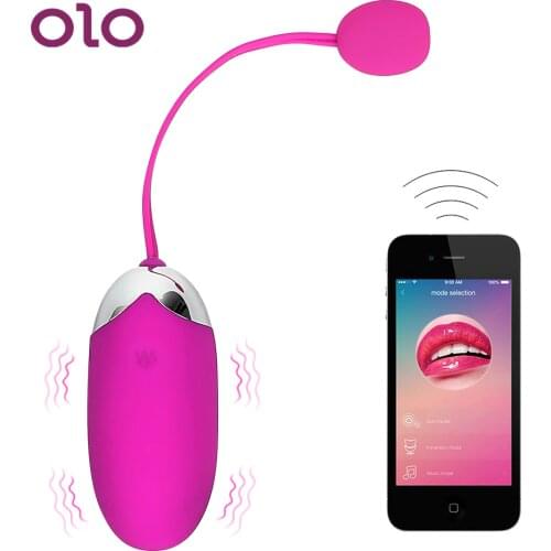 OLO Multispeed Vibrator APP Bluetooth Adult Product USB Rechargeable Silicone Wireless Remote control Sex toys for women female