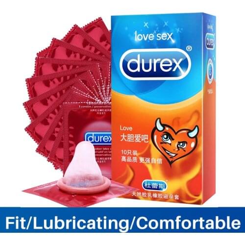 Durex Condoms for Men Ultra Thin Sex Toys shop for Men Natural Latex Large Oil Condom Dick Penis Cock Sleeve Extra Lubricated
