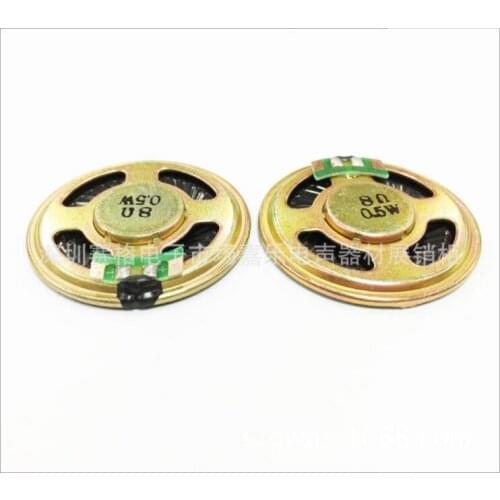 The manufacturer supplies the speaker 36 mm iron shell magnetic 8 ohm 0.5 W speaker building intercom sound toys from stock