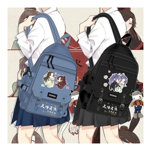 Scum Villain Self Saving System Shen Qingqiu Luo Binghe Backpack Cosplay Fashion Schoolbag Casual Computer Shoulder Bag Student
