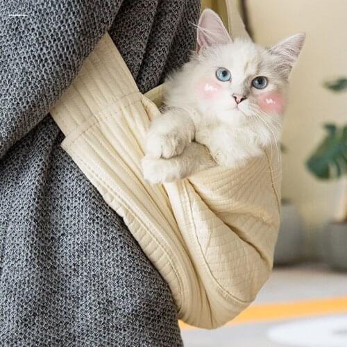 Cat Bag Carrying Case Diagonal Cross-shoulder Small Animal Pet Outdoor Travel Transportation Handbag Puppy cat backpack carrier