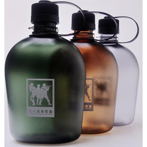 Outdoor tactical kettle 78 type military water bottle climbing portable water bottle Tritan material large capacity plastic cup