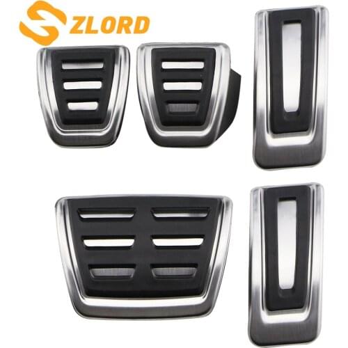 For Volkswagen VW Passat B8 2015 - 2021 Car Pedal Protection Cover Accelerator Gas Brake Clutch Pedals Covers Auto Accessories