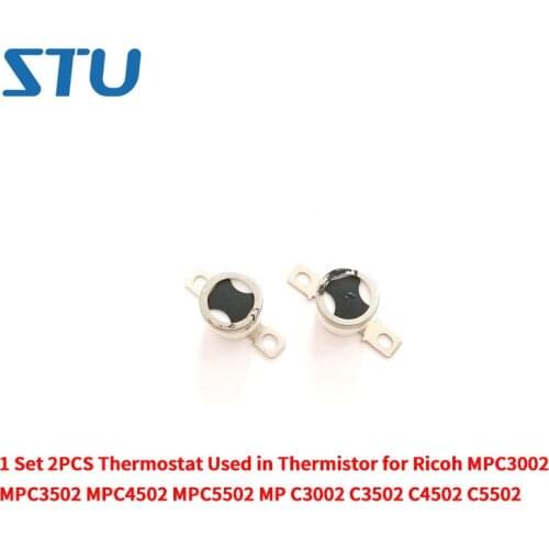 1 Set 2PCS Thermostat Used in Thermistor for Ricoh MPC3002 MPC3502 MPC4502 MPC5502 MP C3002 C3502 C4502 C5502