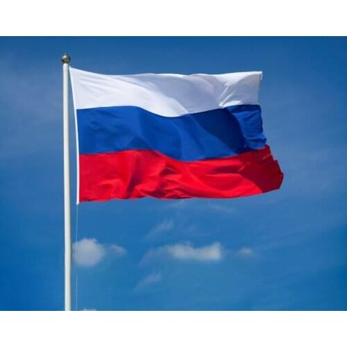1PSC 90*150 cm White Blue Red Flag Russian Federation rus RU Russia National Flag For Decoration