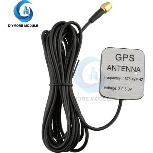 28dB 1575.42MHz GPS Antenna SMA Male Plug Connector Car GPS Signal Antenna Amplifier Receiver For Car Dash DVD Head Unit Stereos