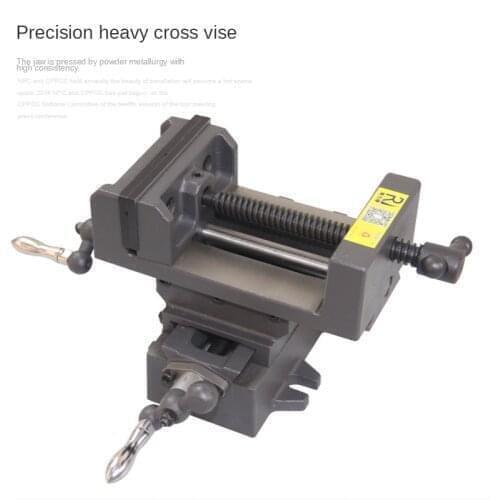 3 inch Bench Vise Precision Cross Vise Heavy Duty Vise Work Bench Drilling Milling Machine Special Cross Pliers