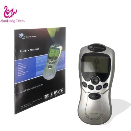 Tens Acupuncture Digital Therapy Machine Massager with 4PCS Electrode