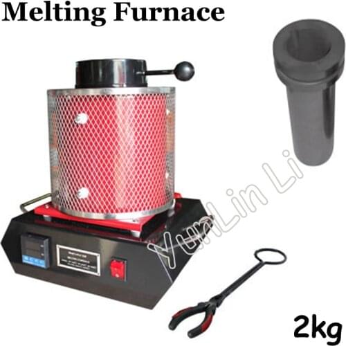 Automatic Digital Melting Furnace 2KG for Melt Scrap Silver & Gold, News melting machine with capacity 2kg