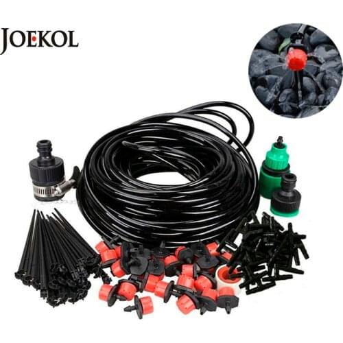 Fast Shipping 5M-50M DIY Drip Irrigation System Automatic Watering Garden Micro Drip Watering Kits With Adjustable Drippers