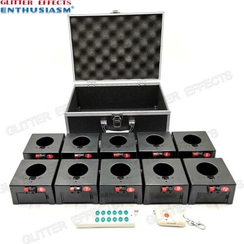 D10 Ten channel double remote control indoor fountain base wedding machine