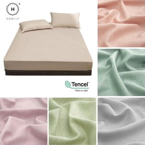 Homlly Naturally Cooling Super Soft Tencel pillowcase Bedsheet