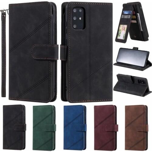 Flip Leather Case For Samsung Galaxy A32 A52 A72 A42 A12 A02S A21S A71 A51 A70 A50 A40 A20 A6 A8 J3 J5 J7 J6 J8 2017 2018 Cover