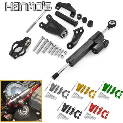 ER-6N ER6 N Accessories Motorcycle Steering Stabilize Damper Bracket Mount For Kawasaki ER6N 2012 2013 2014 2015 2016 Motorbike