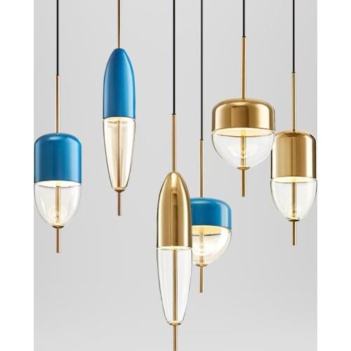 Nordic Pendant Lights Modern Water Drops Hanging Lamps Chandelier In The Bedroom Dining Room Home Decor LED Lighting Fixtures