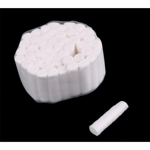 50pcs Disposable Dental Surgical Cotton Rolls Tooth Gem High-purity Cotton Roll Dentist material Teeth Whitening Product