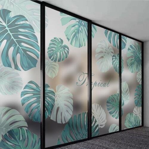 Toilet window glass frosted transparent opaque peep-proof toilet bathroom sticker